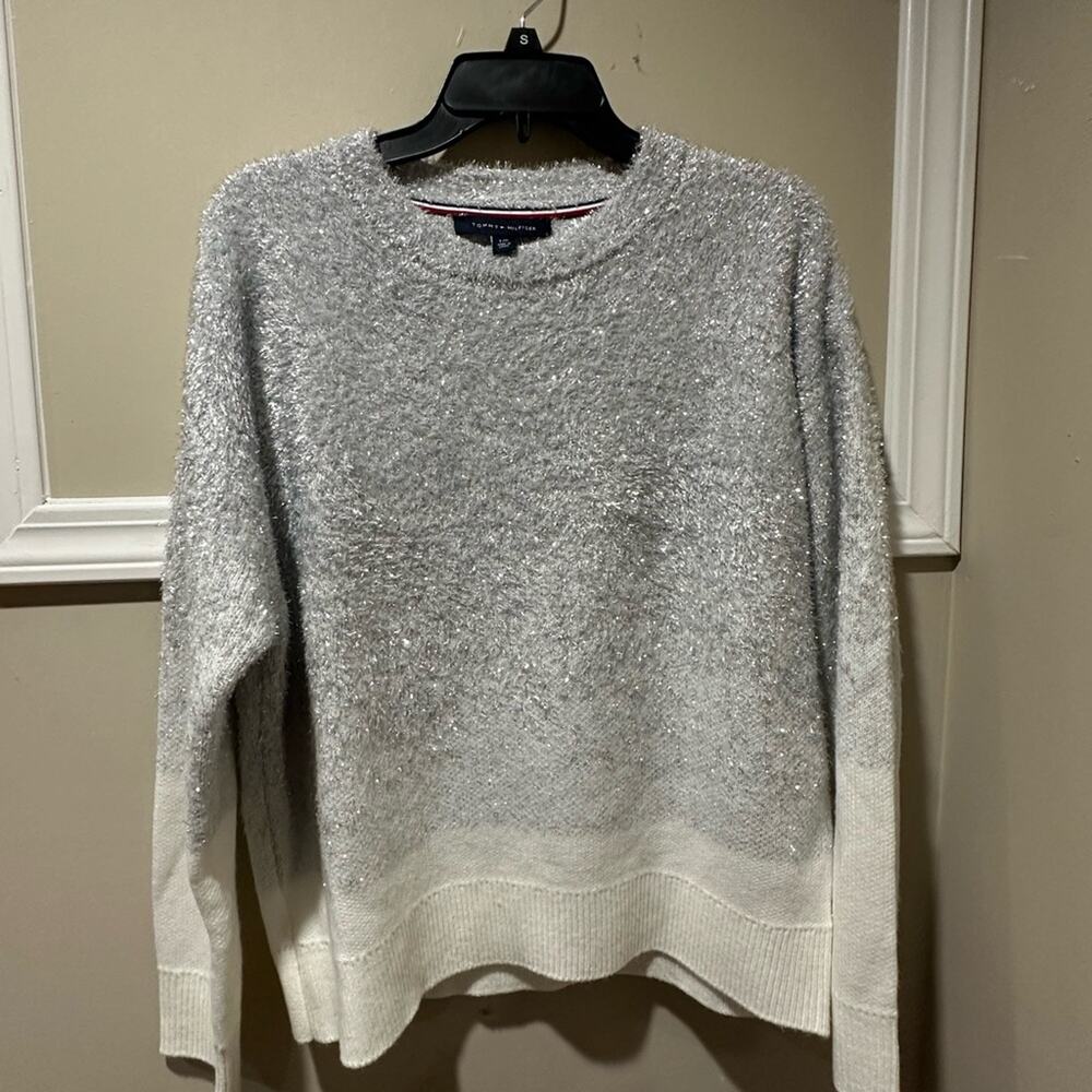 Tommy‎ Hilfiger Gray Crew Neck Sweater